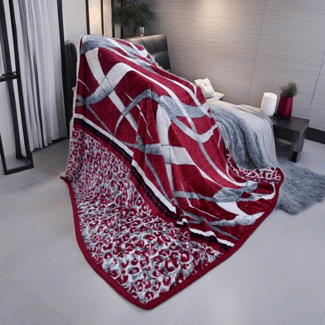 Luxury Plush Fleece Blanket – Perfect for Bed and Sofa