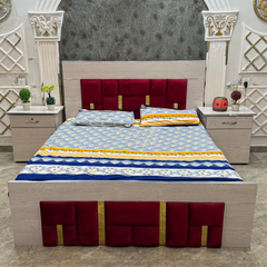Luxury Cotton Bed Sheet Set King Size – 3 Pcs by Alezam Bedding