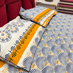 Luxury Cotton Bed Sheet Set King Size – 3 Pcs by Alezam Bedding