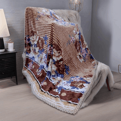 Lightweight Fleece Blanket – Ideal for Travel or Home