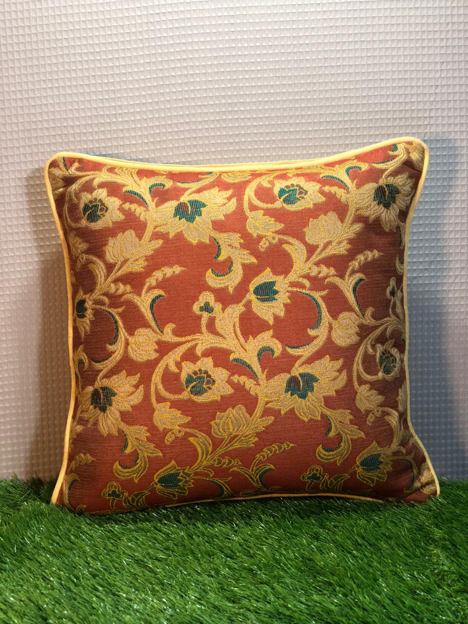 Leaf Print Pillow Covers 16x16 for Elegant Home Decor