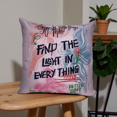 Motivational Quote Sofa Cushion – Aesthetic Printed Pillow for Home Decor