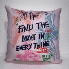 Motivational Quote Sofa Cushion – Aesthetic Printed Pillow for Home Decor