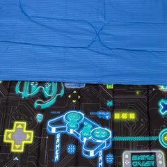 Buy Game Console Design Bed Sheet Set for Kids Cotton Quilted Comforter by Alezam