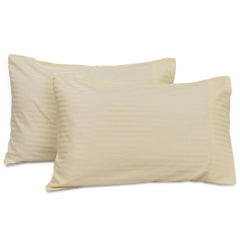 Cotton Satin Pillow Covers 20x30 Inches – Pack of 2 – Alezam Bedding