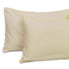 Cotton Satin Pillow Covers 20x30 Inches – Pack of 2 – Alezam Bedding