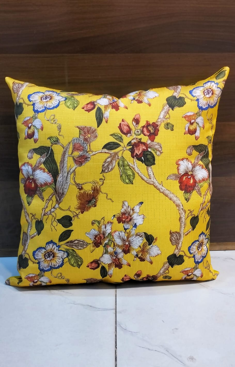 Vintage Flower Print Cushion Cover Fresh & Elegant Home Decor
